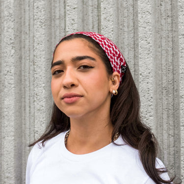 Red Keffiyeh Headband - KUVRD