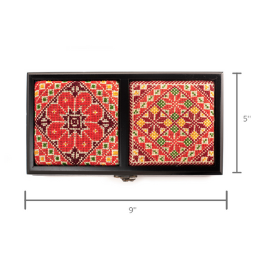Jaffa Handcrafted Tatreez Accessory Box