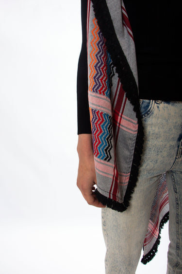 Multi Colour Keffiyeh Vest - KUVRD